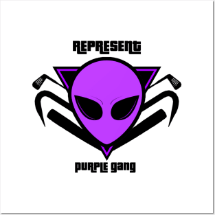 gta v purple gang Posters and Art